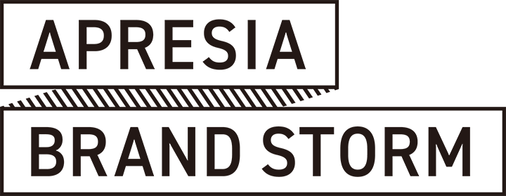 APRESIA BRAND STORM ロゴ